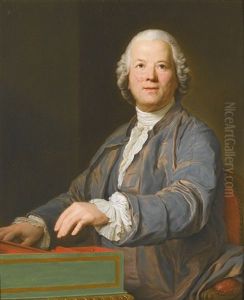 Portrait Of Christoph Willibald Ritter Von Gluck (1714-1787), Half-length by Joseph-Siffred Duplessis
