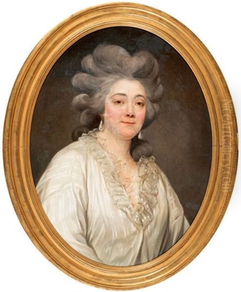Portrait De Femme A La Chemise Blanche - view 1