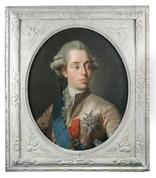 Portrait Of Louis Xvi Of France (1754-1793), As Dauphin Of France, Wearing The Silver Breast-star Of The Royal French Order Of The Holy Ghost And The Badge Of The French Royal Military Order Of St Louis - view 1
