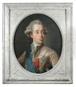 Portrait Of Louis Xvi Of France (1754-1793), As Dauphin Of France, Wearing The Silver Breast-star Of The Royal French Order Of The Holy Ghost And The Badge Of The French Royal Military Order Of St Louis by Joseph-Siffred Duplessis