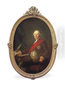 Portrait Of A Gentleman, Three-quarter-length, In A Brown Coat, A Letter In His Right Hand, Seated In An Interior