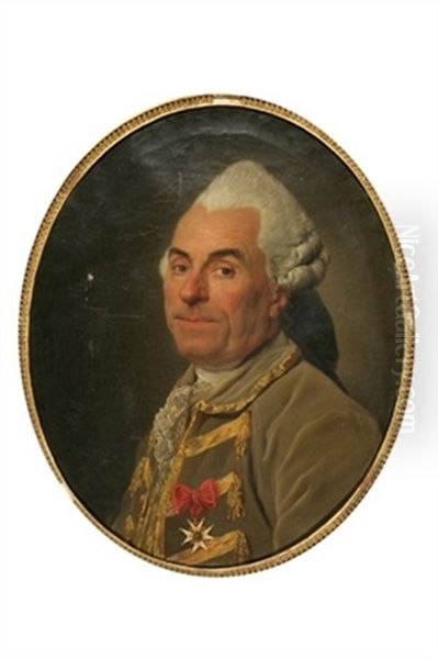 Portrait De Louis De Courdoumer, Marechal Des Camps Et Armees Du Roi, Directeur Du Genie Et Des Fortifications Departie Des Provinces De Flandres Et D'artois - view 1
