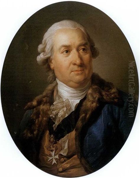 Portrait D'homme A La Veste Bleue - view 1