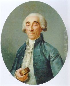 Portrait Of Jean-francois Lagrenee Holding A Snuff Box Portrait Of Jean-francois Lagrenee Holding A Snuff Box