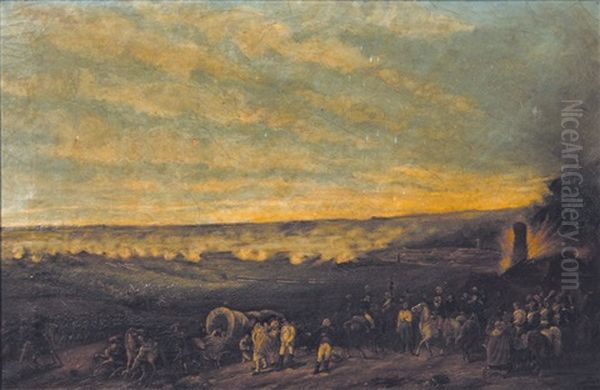 Scene De Bataille Napoleonienne - view 1