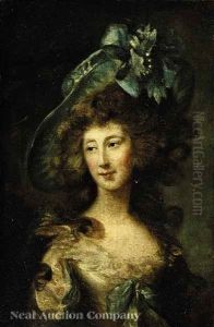 Lady In A Blue Hat