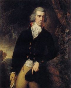 Portrait Of George Drummond In A Landscape
