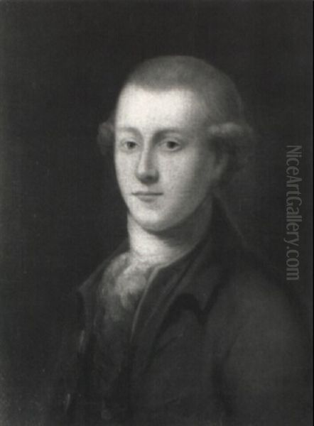 Portrait Of A Gentleman In A Brown Coat And White Cravat - view 1