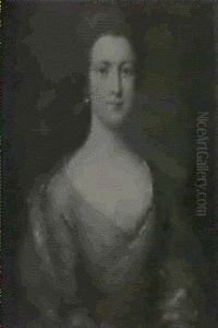 Portrait Of An Elegant Lady by Gainsborough Dupont
