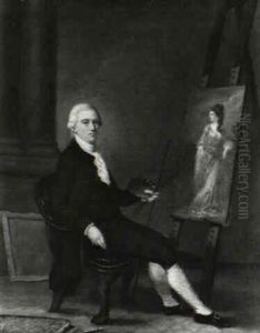 Portrait Of An Artist In His Studio by Gainsborough Dupont
