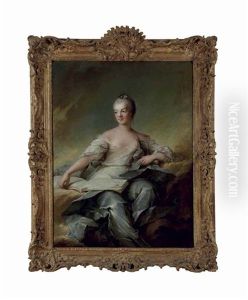 Portrait Presume De Marie-adelaide De France (1732-1800), Dite Madame Adelaide, Quatrieme Fille De Louis Xv by Louis Richard Francois Dupont