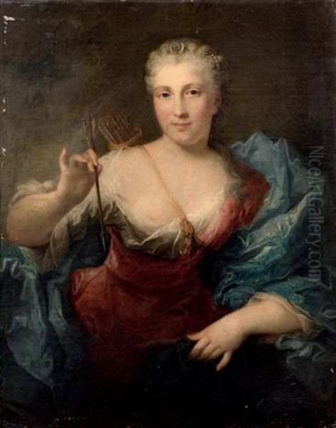 Portrait De Femme En Diane - view 1