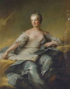 Portrait De (marie-adelaide De France, Dite Madame Adelaide, Quatrieme Fille De Louis Xv ?) by Louis Richard Francois Dupont