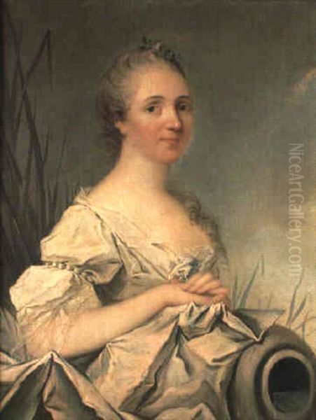 Portrait De Jeune Femme En Source - view 1