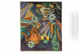 Still Life With Copper Kettle by Georgette Dupouy