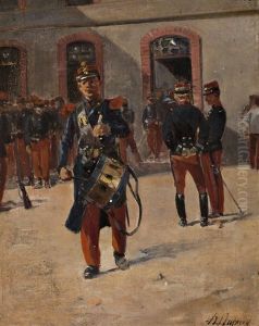 Rassemblement" ("reunion") by Henri Louis Dupray