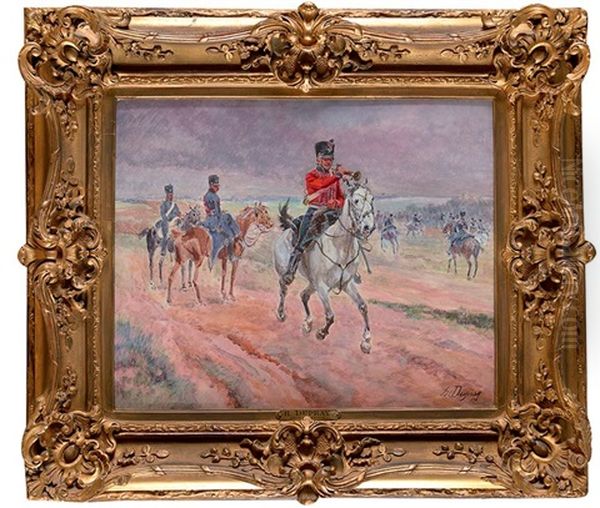 Trompette De Hussard (du 10eme Regiment ?) Ier Empire - view 1