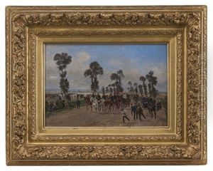 Defile Militaire by Henri Louis Dupray