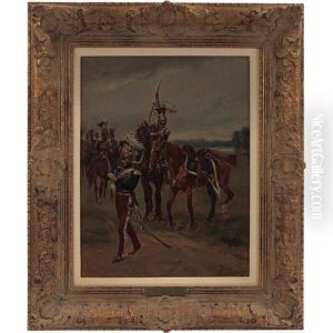 Soldiers by Henri Louis Dupray