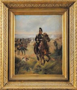 Le Marechal Berthier Quittant L'empereur! by Henri Louis Dupray