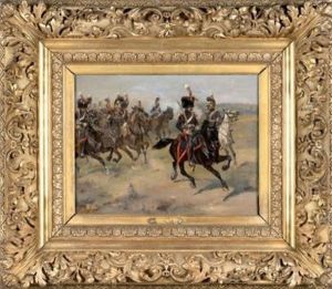 Charge De Cavalerie Sous L'empire by Henri Louis Dupray