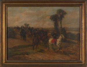 French Calvary Scene by Henri Louis Dupray