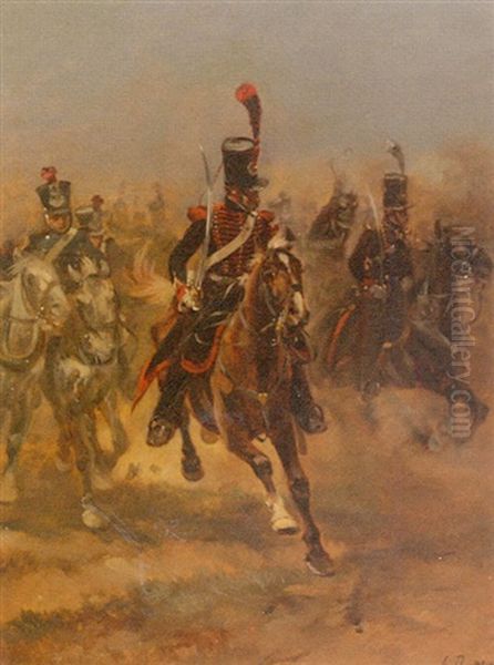 Untitled Scene With French Cavalry - view 1