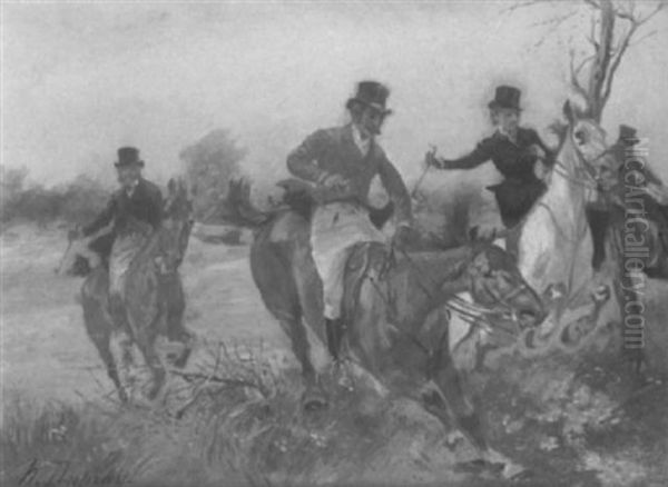 Scene De Chasse A Courre - view 1