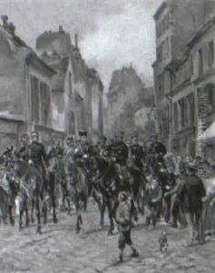 The Entry Into Town by Henri Louis Dupray