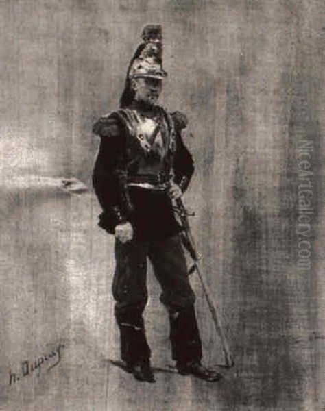 Soldier With Plumed Hat - view 1