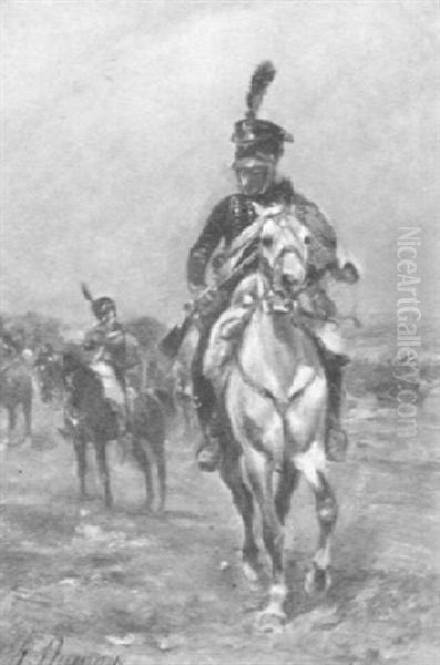 Mounted Soldiers - view 1
