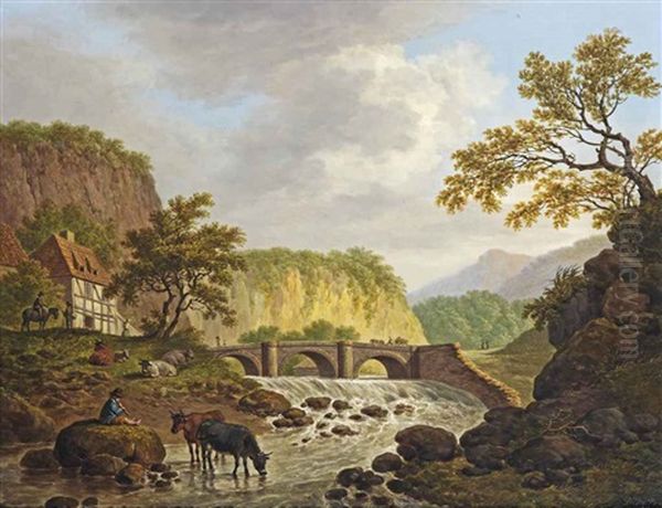 Vue Du Pont De Plauen Pres De Dresde - view 1