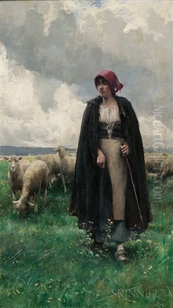 Shepherdess In A Landscape - view 1