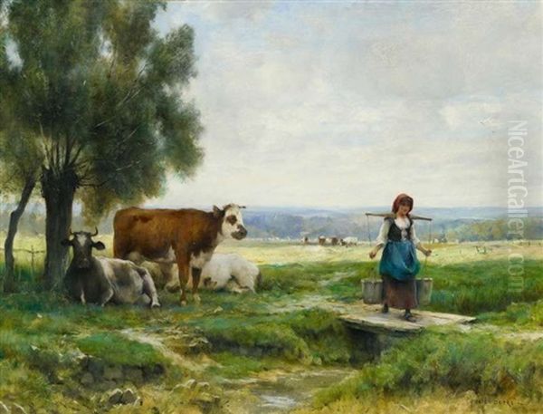 Auf Der Weide. La Jeune Laitiere - view 1