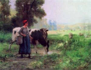 Watering The Cattle