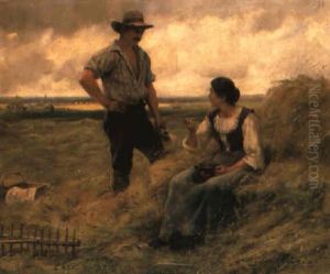 A Break From The Harvest by Julien Dupre