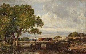 Cattle Drive by Leon Victor Dupre