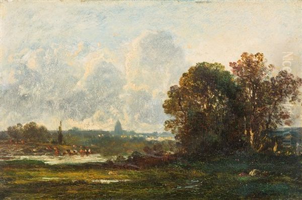 Tumpellandschaft Mit Kuhen - view 1