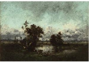 La Mare by Leon Victor Dupre