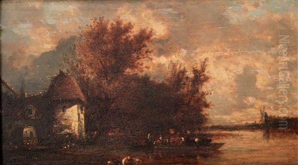Le Bac Sur La Riviere - view 1