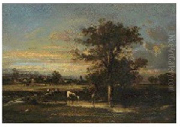 Paysan Et Son Troupeau - view 1