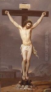 Christ On The Cross by Josef Arnold