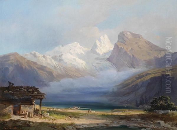 "glacier Scene. View Of The Oetzthal" - view 1
