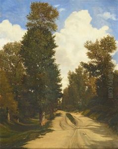 Chemin Dans La Foret by Leon Victor Dupre