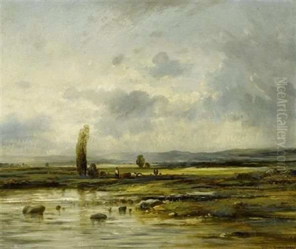 Weite Landschaft Mit Einem Hirten - view 1