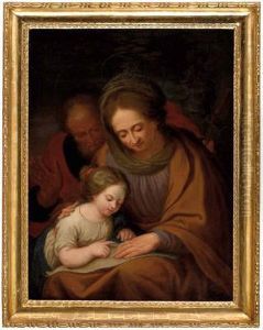 "die Hl. Mutter Anna Lehrtmaria Das Lesen by Josef Arnold