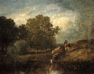 Le Troupeau A La Riviere Le Troupeau A La Riviere