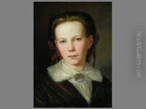 Portrait Einer Jungen Frau by Josef Arnold