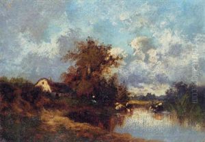 A Cottage By A Pond A Cottage By A Pond