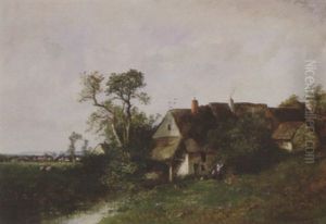 A Cottage In The Country by Leon Victor Dupre